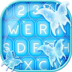 Neon Butterfly Keyboard APK download