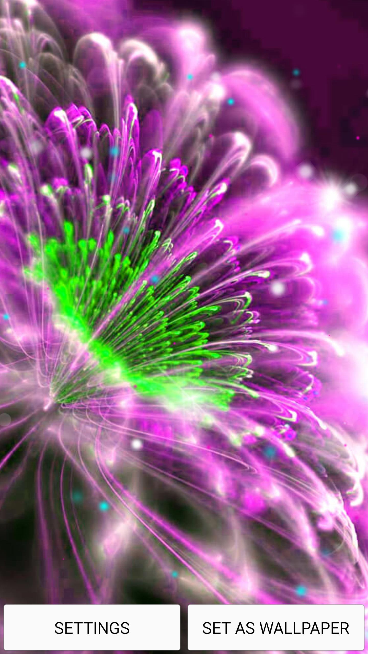 Descarga de APK de Flores neon Fondos Animados para Android Descarga de APK de Flores neon Fondos Animados para Android