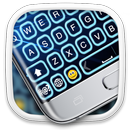 Clavier bleu néon APK