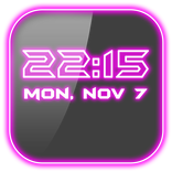 Neon Digital Clock