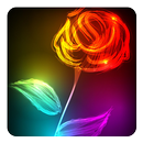 Flor de néon LWP APK