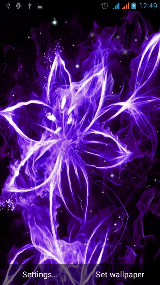 Descarga de APK de Flores de neón Fondos Animados para Android Descarga de APK de Flores de neón Fondos Animados para Android