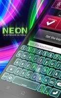Neon Keyboard Editor Affiche