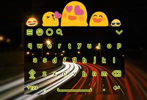 Neon Keyboard Themes syot layar 1