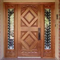 New Designs Wood Door 2018 Plakat