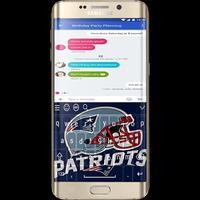 New England Patriots Keyboard captura de pantalla 1