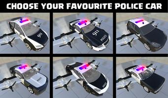 Flying Future Police Car Chase 海报