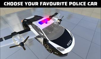 Flying Future Police Car Chase 截图 1