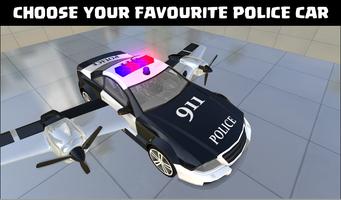 Flying Future Police Car Chase imagem de tela 2