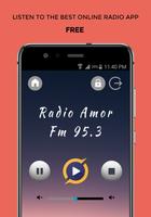 Amor FM 95.3 Radio App Mexico Gratis En Línea 포스터