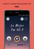 La Mejor FM 90.7 Radio App Mexico Gratis En Línea poster