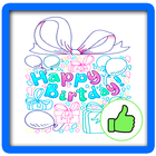 Aniversario ideas de diseño icono