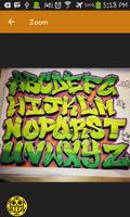 Graffiti lettres (A-Z) capture d'écran 3