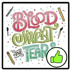 Mano diseño de letras icono
