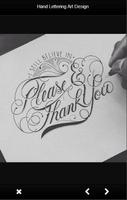 Hand Lettering Design syot layar 2