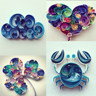 Quilling Paper Craft ไอคอน