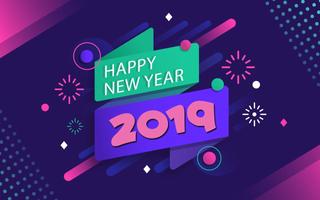 New Year 2019 Live Wallpaper پوسٹر