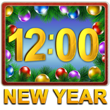 New Year Clock Widget