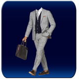 New York Men Suit Photomontage icon