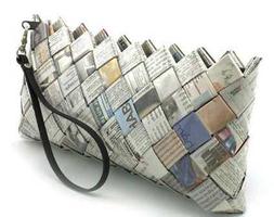 پوستر Newspaper Recycle DIY Ideas