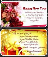 New Year card Affiche