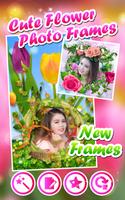 Cute Flower Photo Frames poster
