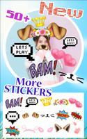 Selfie Snap Cute Stickers Free Affiche