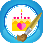 Happy Birthday Photo Editor+ icon