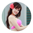 Hot Asian Bikini Girl Live Wallpaper icône