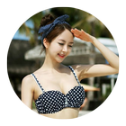 Sexy Asian Bikini Girl Live Wallpaper icône