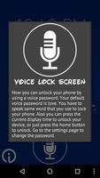 Voice Screen Lock Affiche