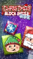 Natal e Papai Noel Jogo Blocos Cartaz