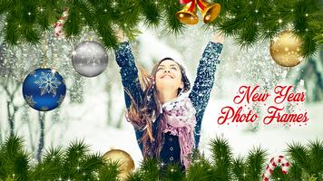 New Year and Christmas Photo Frames - Photo Editor پوسٹر