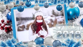 New Year and Christmas Photo Frames - Photo Editor capture d'écran 3