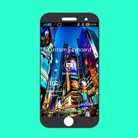 New York City Keyboard Theme PRO 截图 3