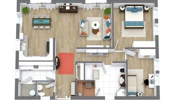 Nieuwe 3D Home Plan-ideeën screenshot 2