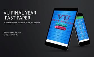 VU Final Past Papers 2018 پوسٹر