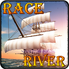 Turbo River Racing Ship 3D icône