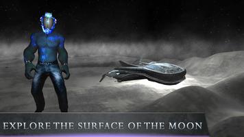 Poster Lunar Moon Simulator 3D - Alien Mystery On Space