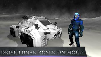 Lunar Moon Simulator 3D - Alien Mystery On Space تصوير الشاشة 2