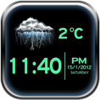 Night Clock Weather Widget ikon