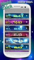 Night Clock Weather Widget screenshot 1