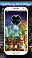 Night Analog Clock Widget poster