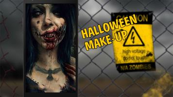 Halloween Zombie MakeUp Camera Effect Simulator poster