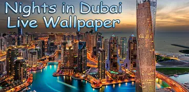 Dubai a Noite Papel de Parede