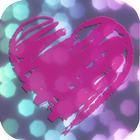 Falling Hearts Wallpaper أيقونة