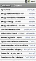 Shortcuts for Compressor capture d'écran 2