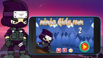 ninja for kids runner 2 الملصق