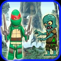 Ninja Turtles vs Zombie Games Affiche