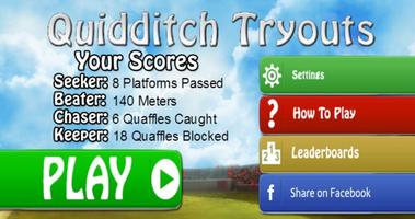 Quidditch Tryouts poster